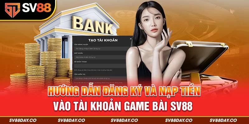 Hướng dẫn đăng ký và nạp tiền vào tài khoản game bài SV88