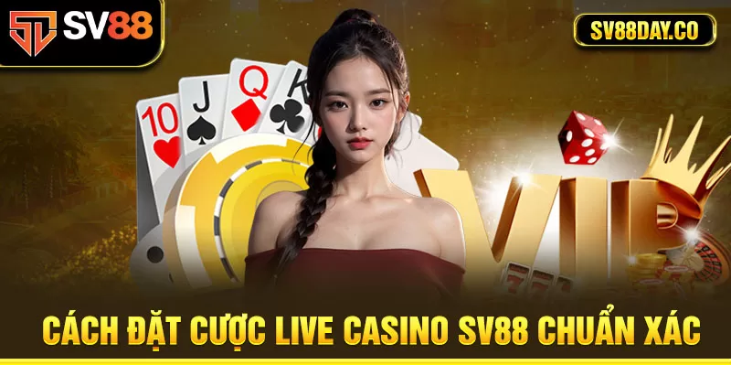 Cách tham gia đặt cược Live Casino tại SV88 siêu chuẩn xác 